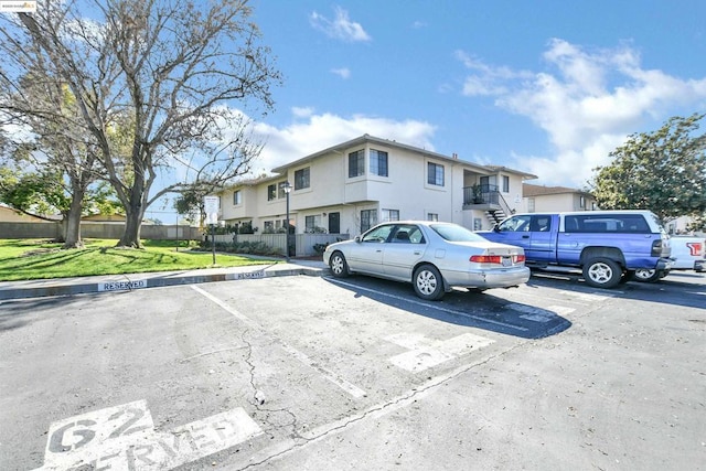 view of car parking