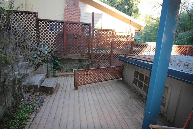 view of deck