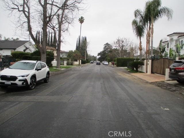 view of road