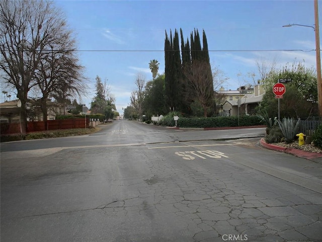 view of road