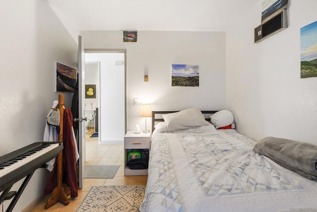 view of tiled bedroom