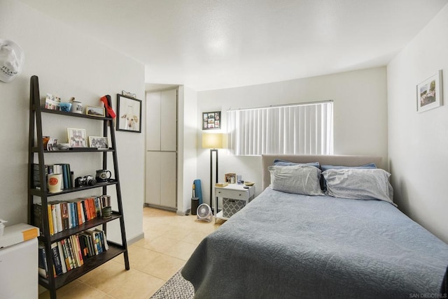 view of tiled bedroom