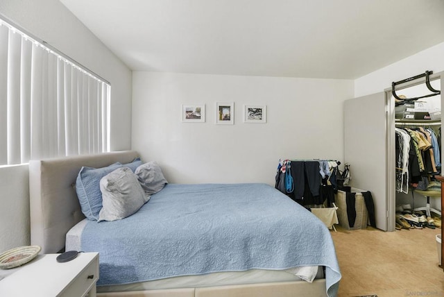 bedroom featuring a closet