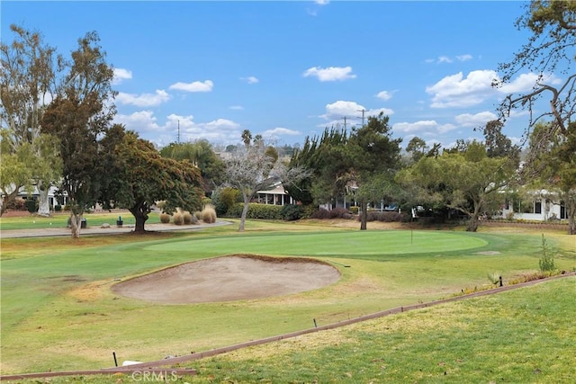 surrounding community featuring a lawn