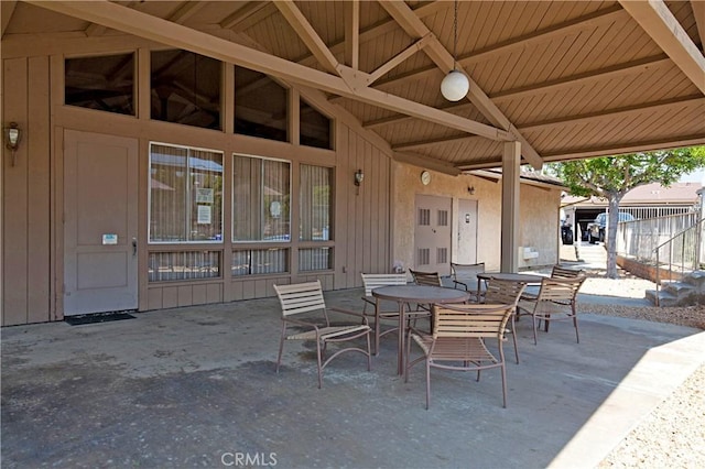 view of patio