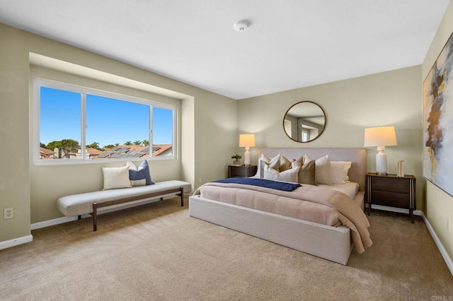 bedroom featuring carpet flooring