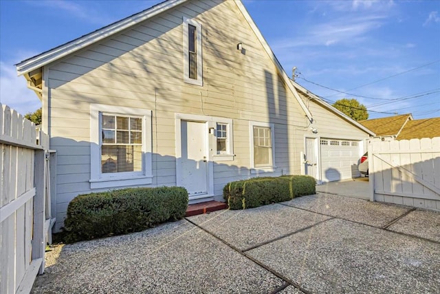 rear view of house with a patio area