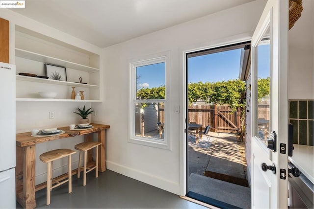 view of doorway to outside