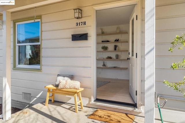 view of property entrance