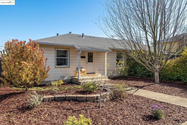 view of ranch-style home