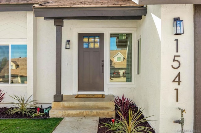 view of entrance to property