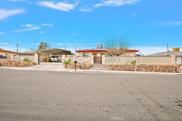 1230 Sunshine Dr, Barstow, CA 92311 - ranch-style home with a carport