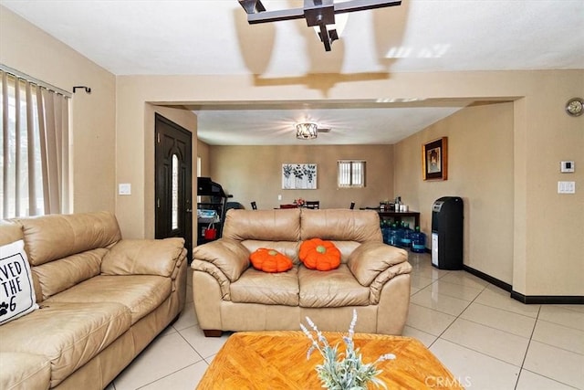 1230 Sunshine Dr, Barstow, CA 92311 - view of tiled living room