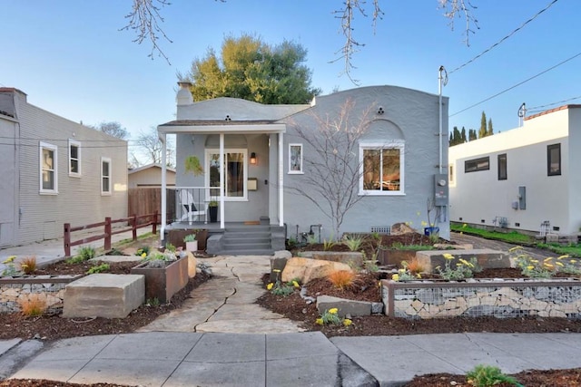 view of bungalow-style home