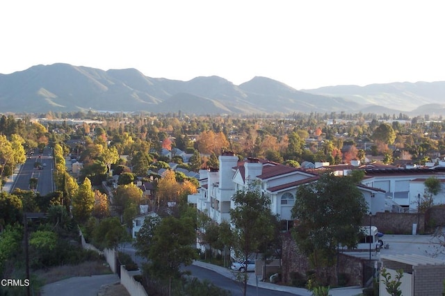 view of mountain feature