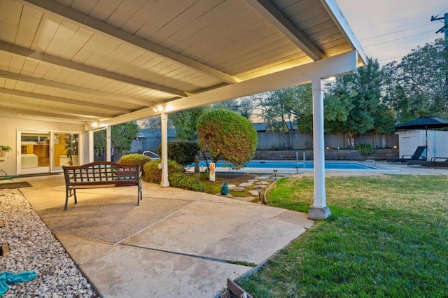 view of patio