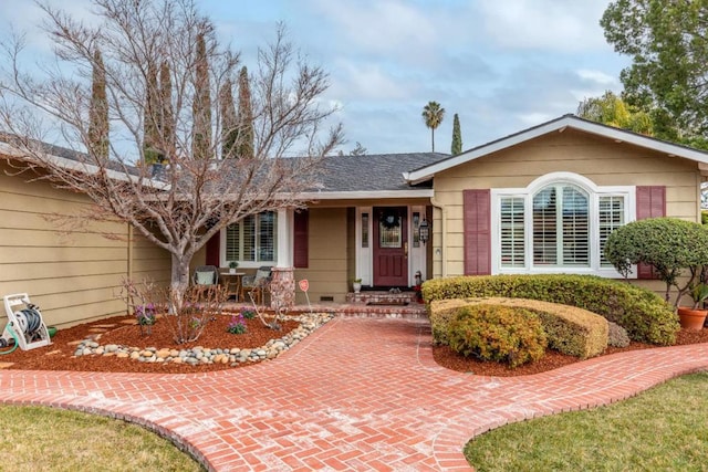 view of ranch-style house