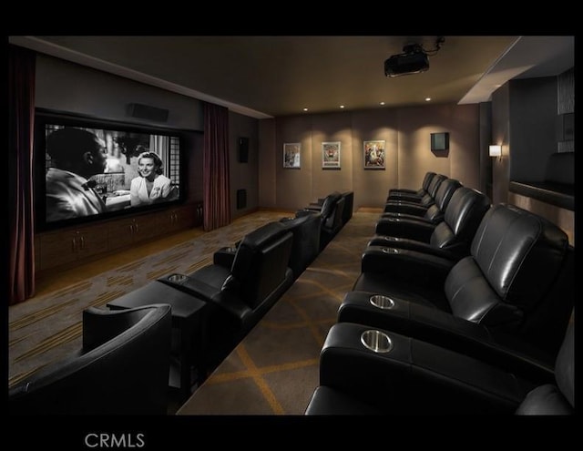 view of cinema room