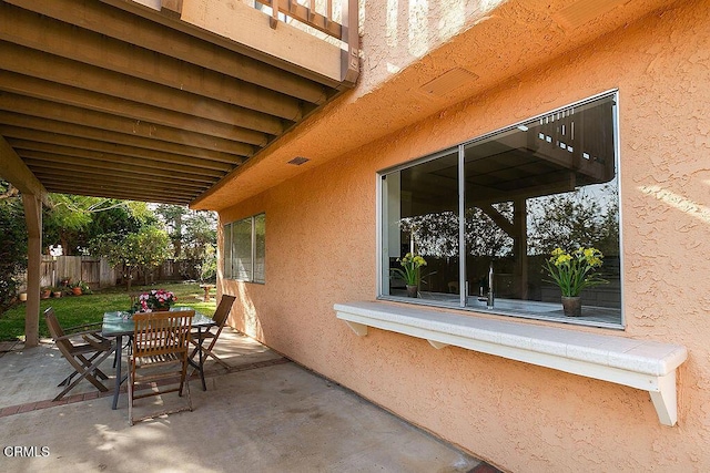 view of patio