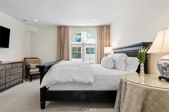 bedroom featuring carpet floors