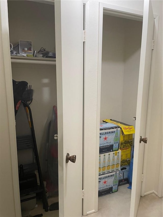 view of closet