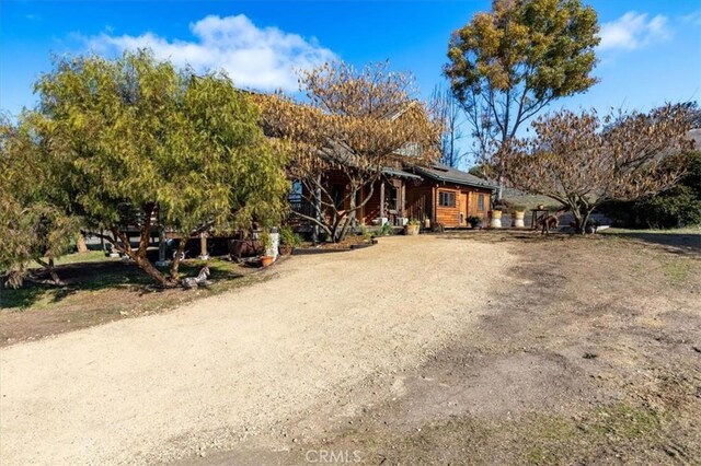 view of front of home