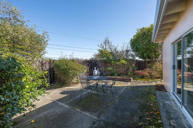 view of patio