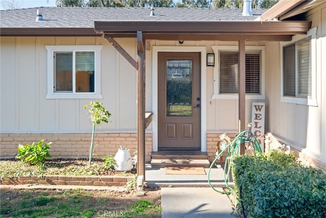 view of entrance to property