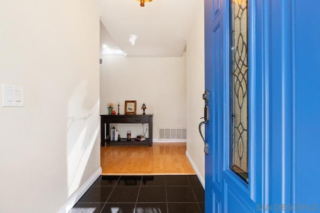 view of tiled foyer