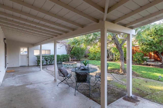 view of patio