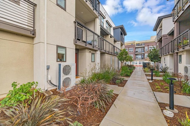 view of community featuring ac unit