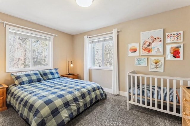 bedroom featuring carpet floors