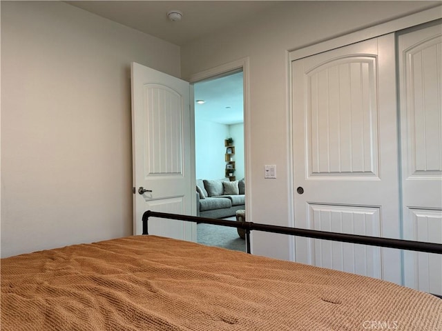 bedroom with a closet