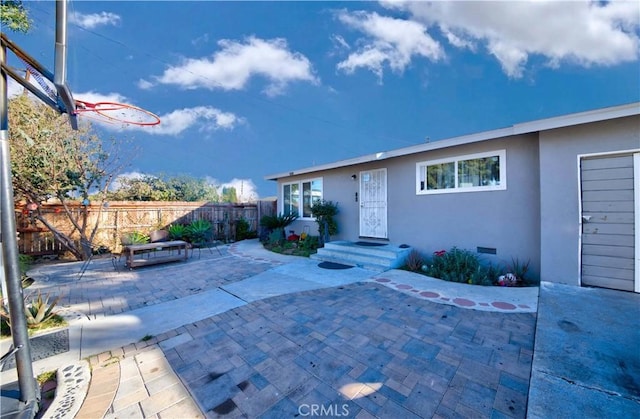 exterior space featuring a patio area