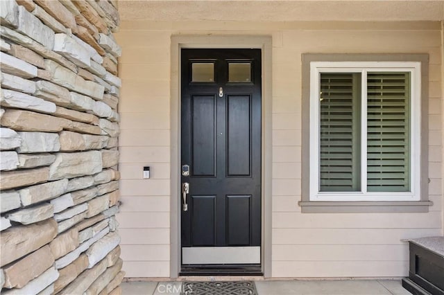 view of entrance to property