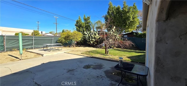 view of patio / terrace featuring a fenced backyard