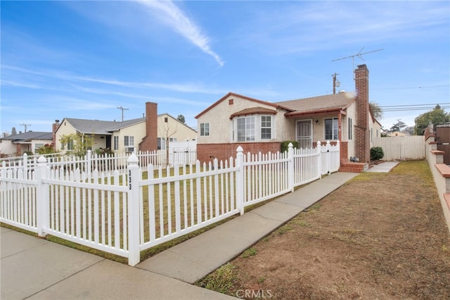 view of front of home