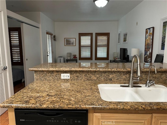 kitchen with dishwasher and sink