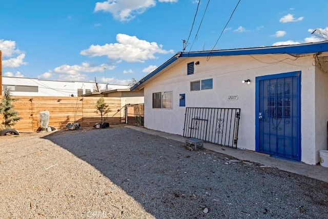 view of rear view of property