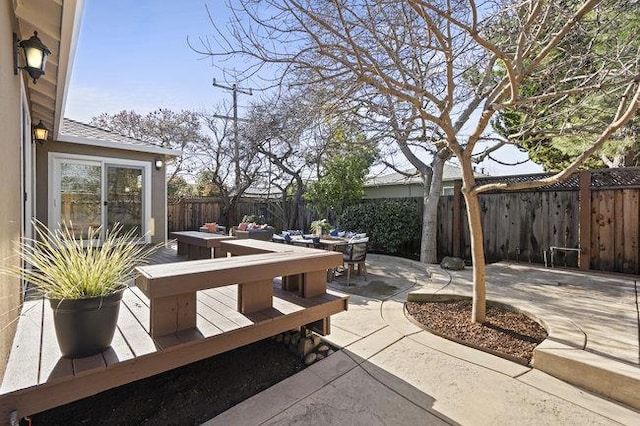 view of patio