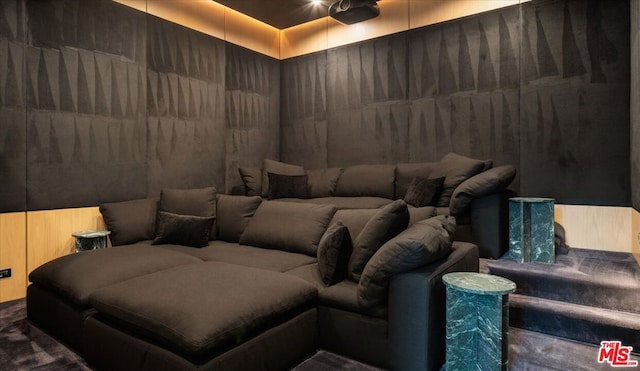 view of home theater