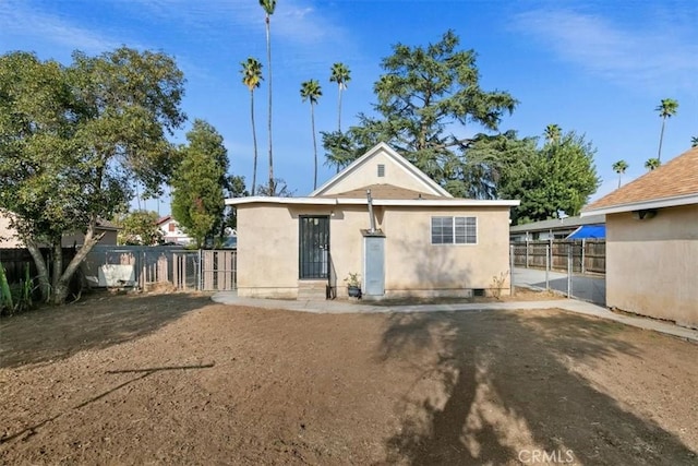 view of back of property