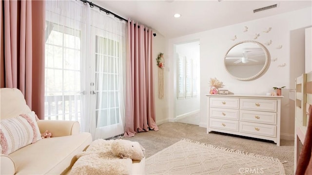 19 Basilica Pl, Ladera Ranch, CA 92694 - bedroom with light colored carpet and access to exterior