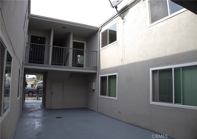 exterior space with a patio area