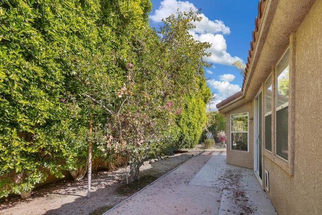 exterior space with a patio