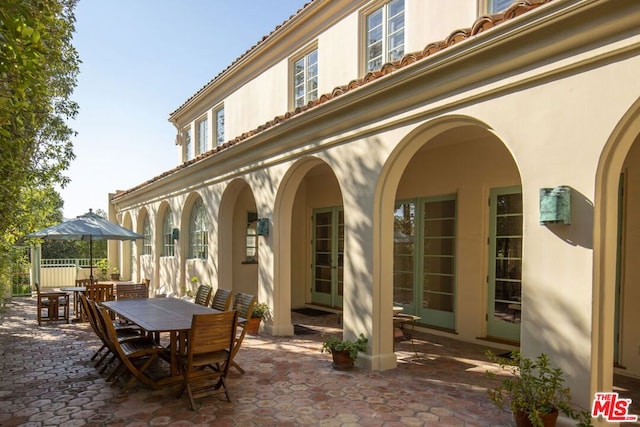 view of patio