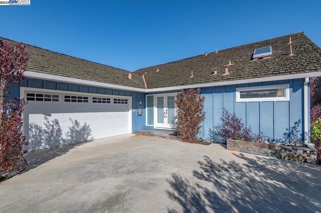 ranch-style house with a garage