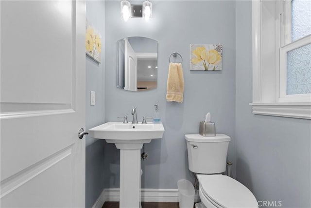 bathroom with toilet