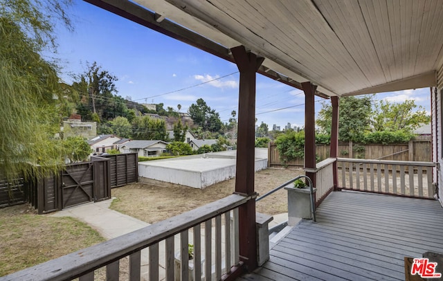 view of deck