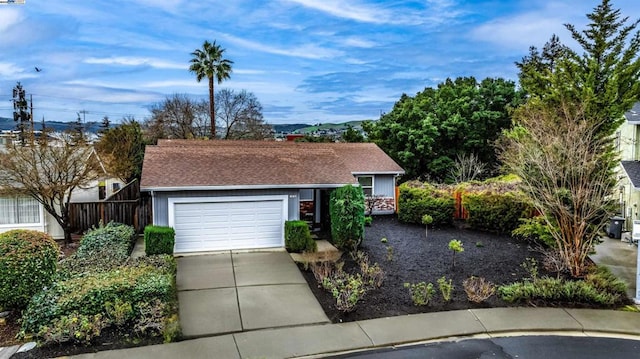 ranch-style house with a garage